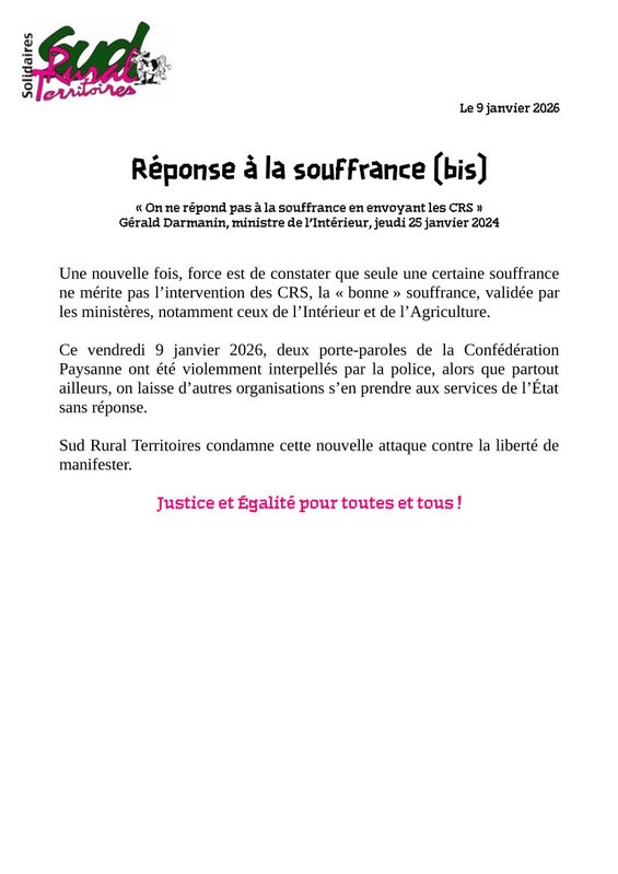 Communique_ReponseSouffranceBis