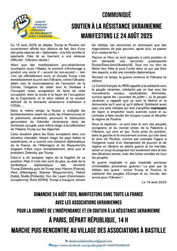 communique 19 08 2025