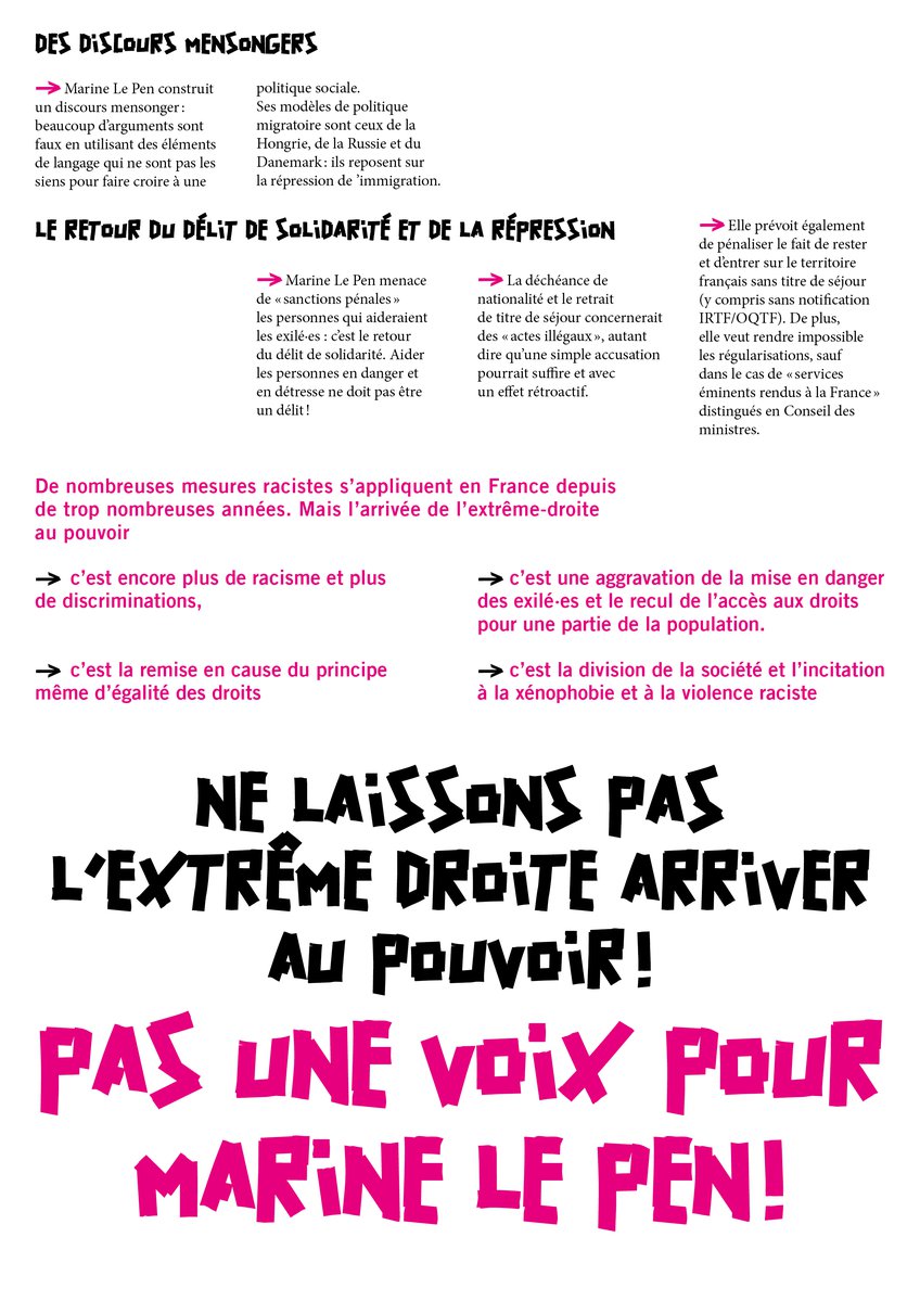 tract préférence nationale contre l'égalité des droits 2