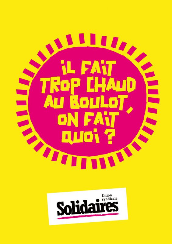 trop chaud canicule agir syndicalement